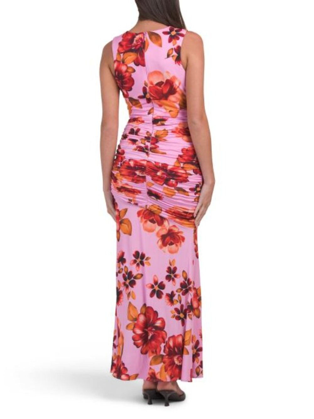 DRESS THE POPULATION Violetta Printed Gown - Picture 2 of 4